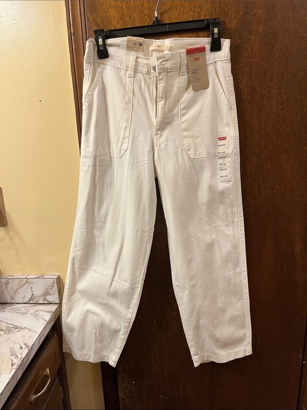Levi's Off-White Cargo Pants for Men